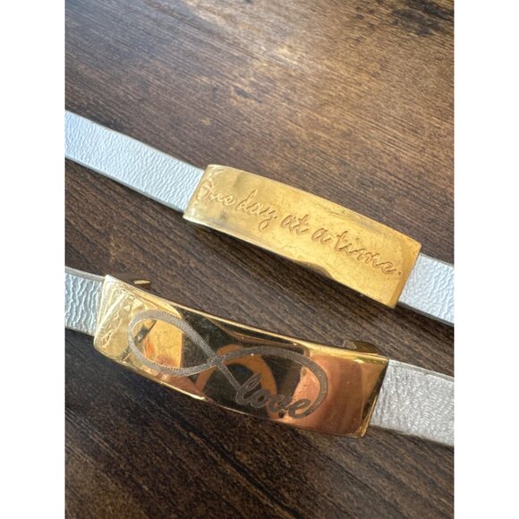 Rustic Cuff Bracelet Lot of 13 Beads Leather Cuff EUC - Picture 8 of 9